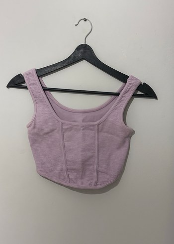 Kadın Beyaz Lila Mini Büstiyer - Görsel 2