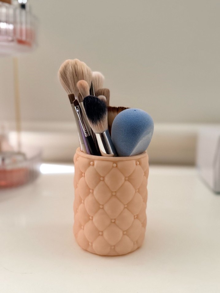 Pastel Pembe Taşlı Sepet ikinci fotoğrafta ki gibi sapsızda olur - Görsel 2