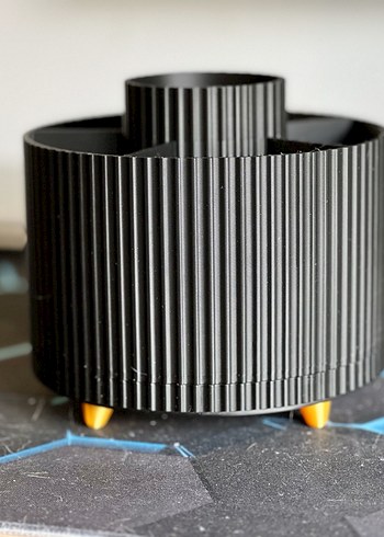 Siyah Döner Makyaj Organizeri - Görsel 3