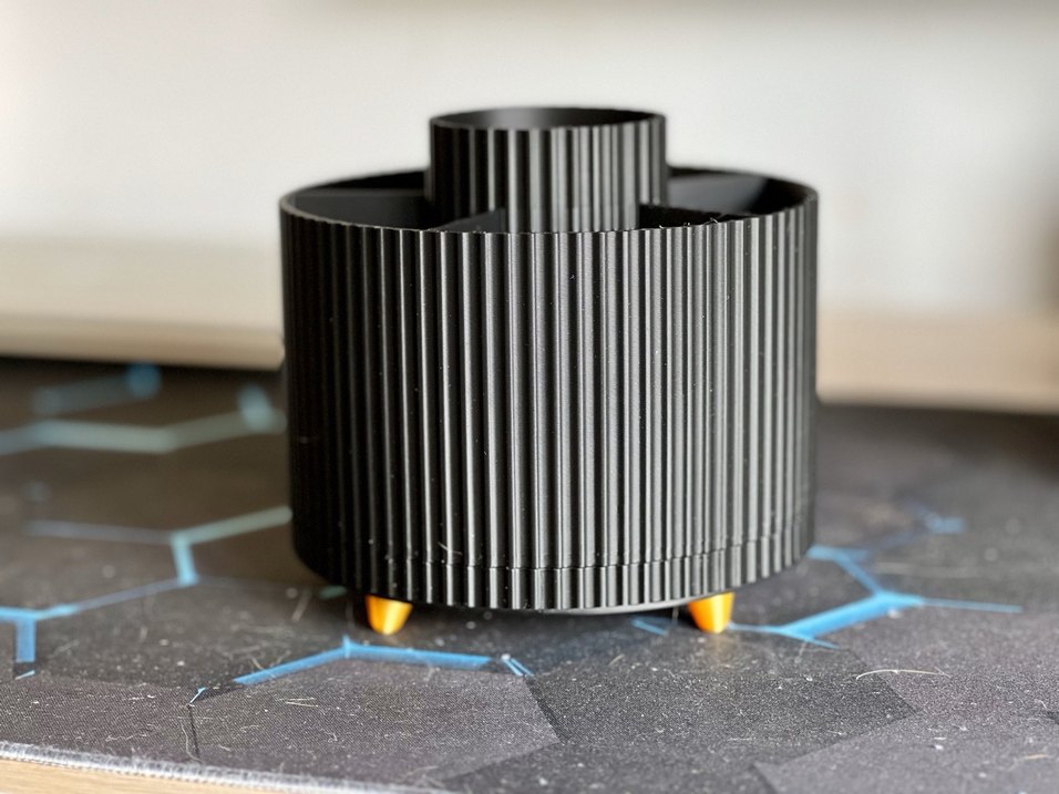 Siyah Döner Makyaj Organizeri - Görsel 3