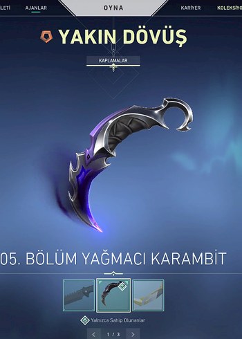 Valorant Yağmacı Karambit modeli figür (İSTEDİĞİNZ İÇİN ÖZELDEN) - Görsel 2
