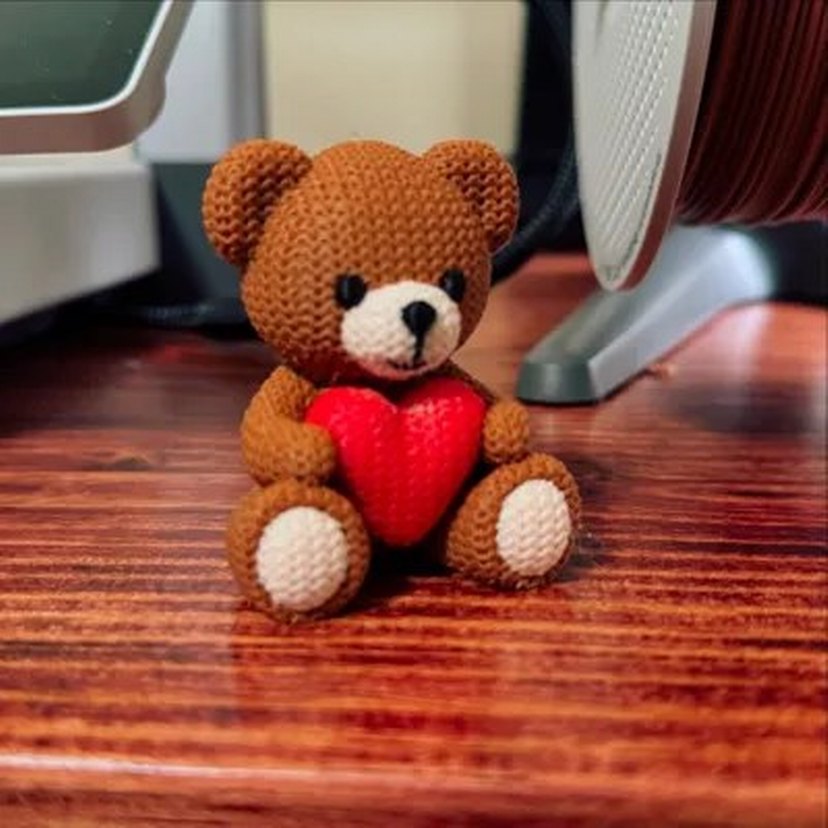 Kahverengi Ayıcık figür Oyuncak 3d - Görsel 2