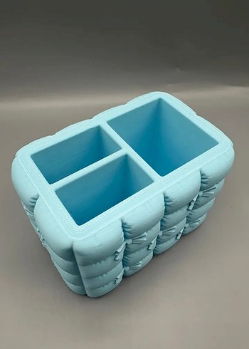 Pastel Mavi Makyaj Organizer Kutusu - Görsel 5