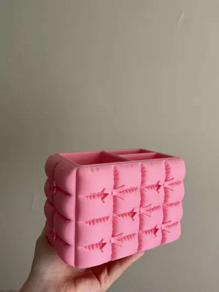 Pastel Mavi Makyaj Organizer Kutusu - Görsel 3