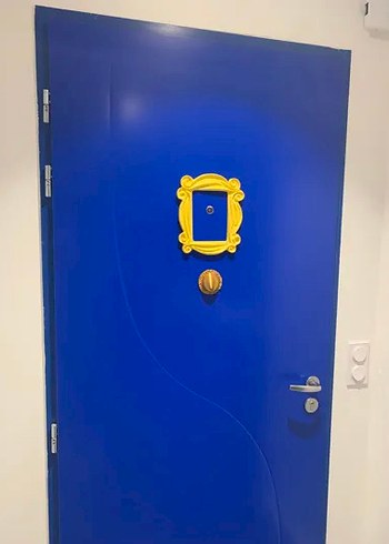 Friends Sarı Dekoratif Kapı Çerçevesi - Görsel 3