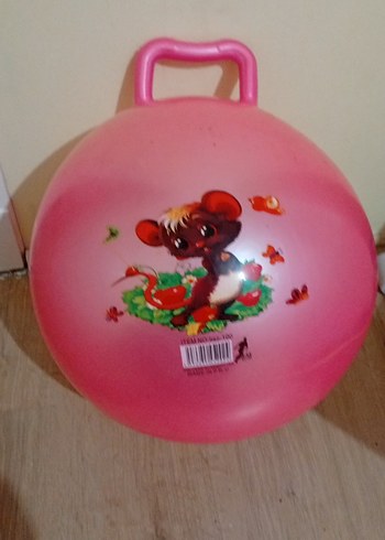 DECATLON Pembe Kulplu Zıplayan Top Oyuncak - Görsel 2