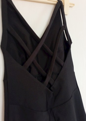 LiSMiNA Siyah Spor Kadın Tayt Tulum - Görsel 3