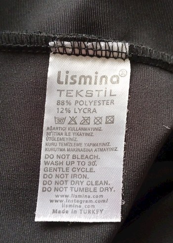 LiSMiNA Siyah Spor Kadın Tayt Tulum - Görsel 12