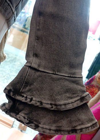 Gri Koton  ispanıyol Bluzu - Görsel 5