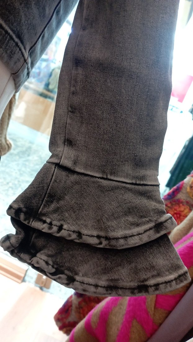 Gri Koton  ispanıyol Bluzu - Görsel 5