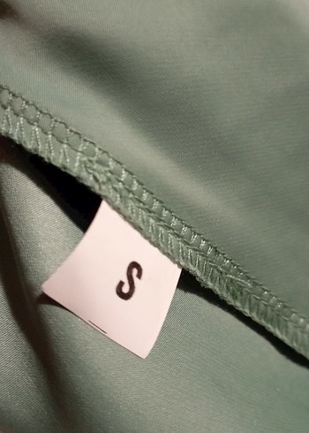 Yeşil Drapeli V Yaka Uzun Abiye Elbise - Görsel 7