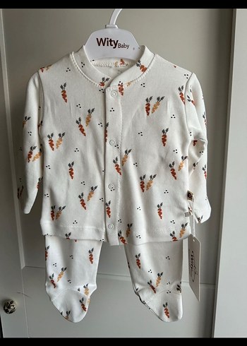 Meyve Desenli %100 Pamuklu Hastane Çıkışı Beşli Set - Görsel 2