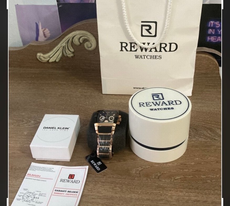 Reward VIP Altın Renkli Erkek Saat - Görsel 5