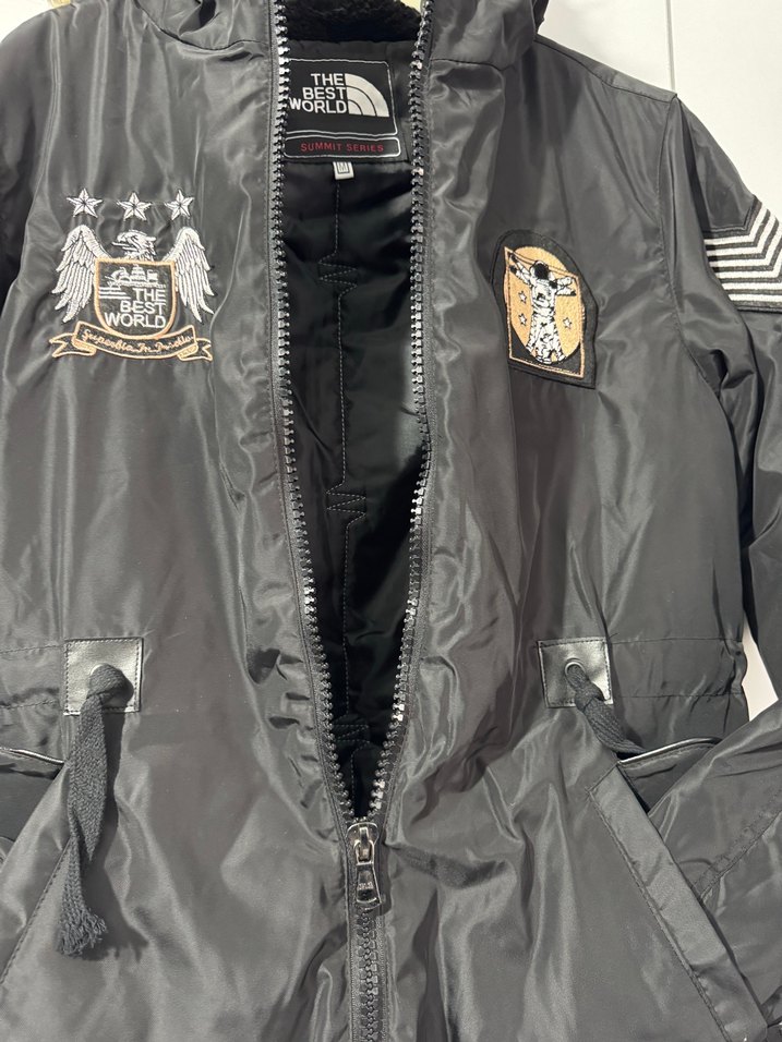 Fermuarlı Siyah Street Style Erkek Yağmurluk - Görsel 2