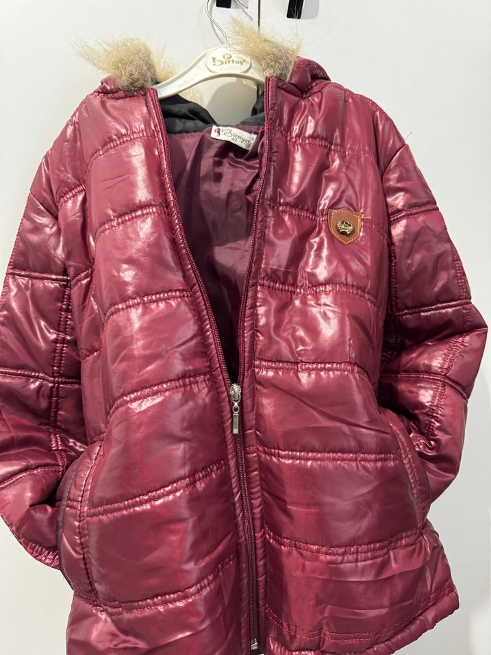 Kapşonlu çocuk montu - Görsel 3