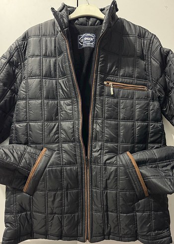 Siyah Erkek Mont - Görsel 2