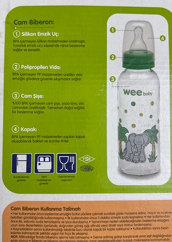 Wee Baby Bebek Beslenme Seti - Görsel 3