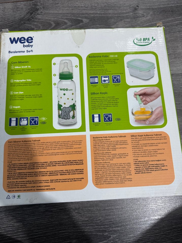 Wee Baby Bebek Beslenme Seti - Görsel 2