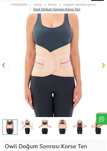 Owli doğum sonrası korse M-L beden - Görsel 2