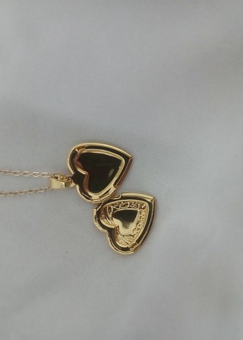 Gold Fotoğraflı Anı Kolyesi - Görsel 2