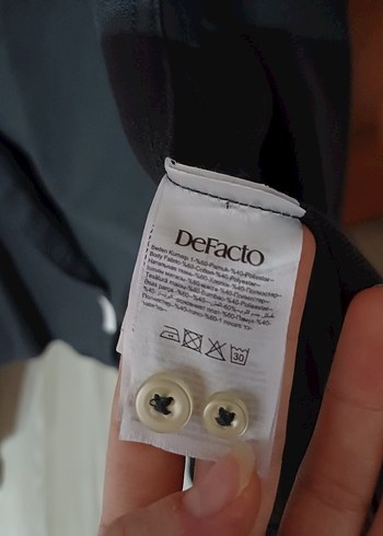 DeFacto Siyah Erkek Gömlek - Görsel 3