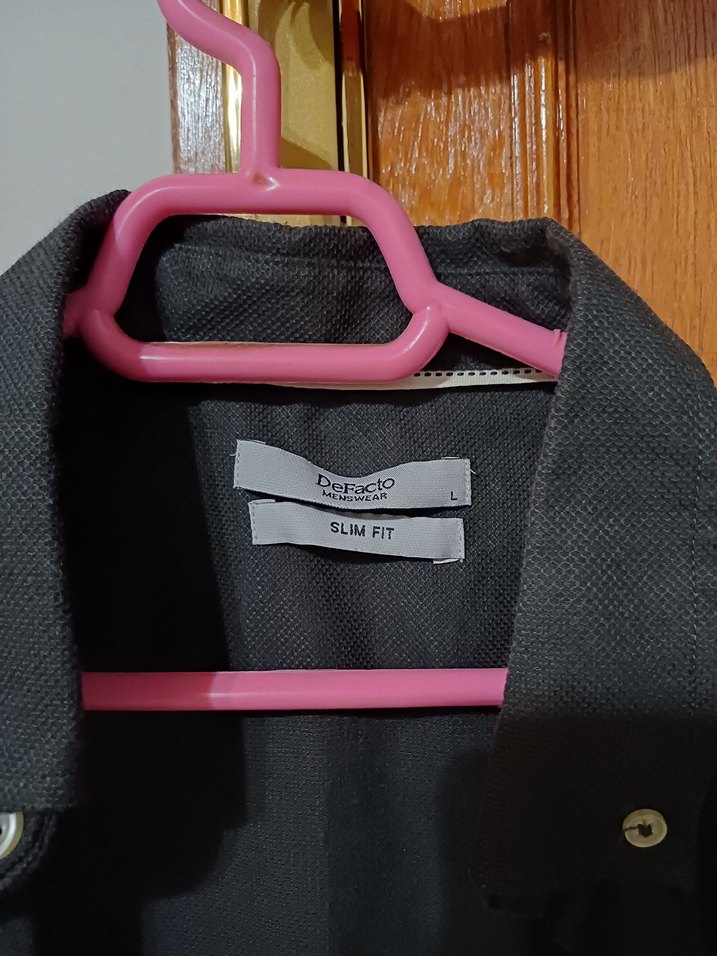 DeFacto Siyah Erkek Gömlek - Görsel 2