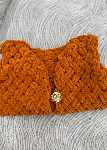 Kız Çocuk Bohem Örgü Kolsuz Boğazlı Yelek - Görsel 3