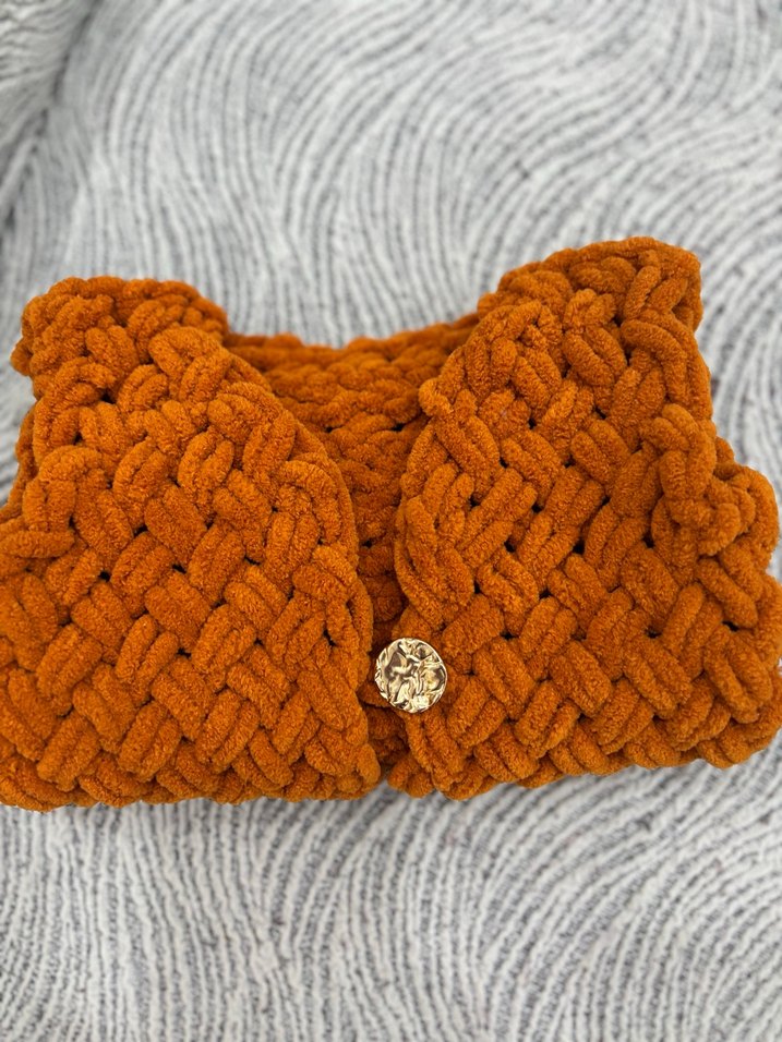 Kız Çocuk Bohem Örgü Kolsuz Boğazlı Yelek - Görsel 3