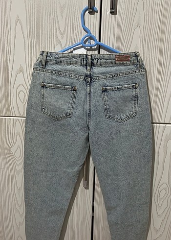 GRJwoman paçası kesik lazerli mom jean - Görsel 4