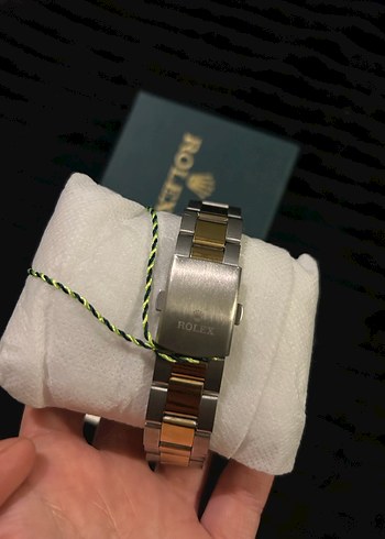 Rolex Klasik Altın Gri Erkek Saat - Görsel 4