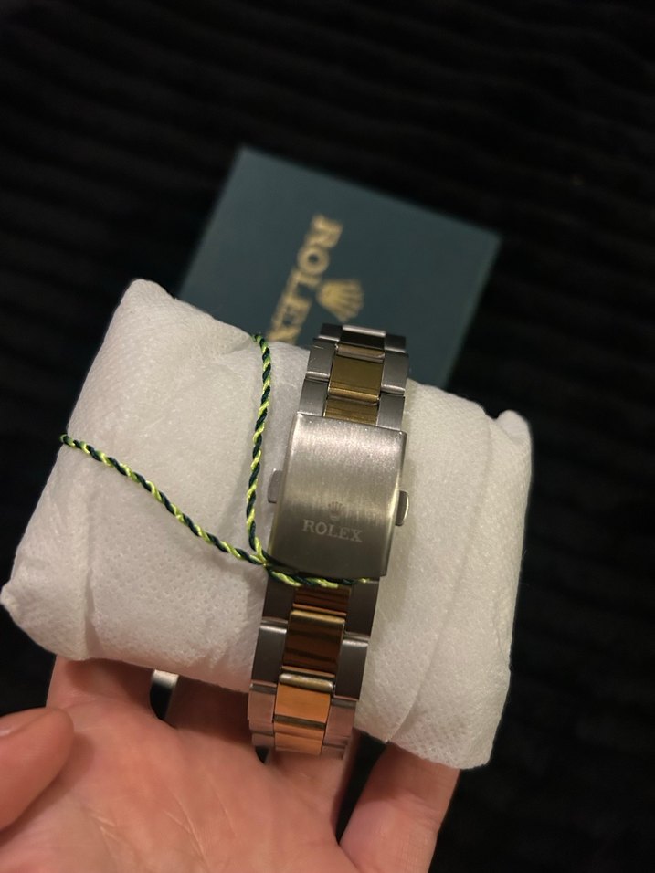 Rolex Klasik Altın Gri Erkek Saat - Görsel 4