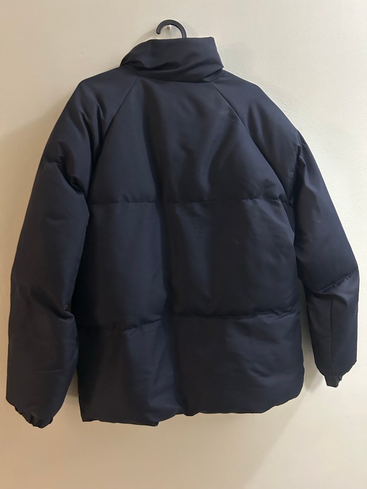 Lacivert Fermuarlı Erkek Kışlık Mont - Görsel 2