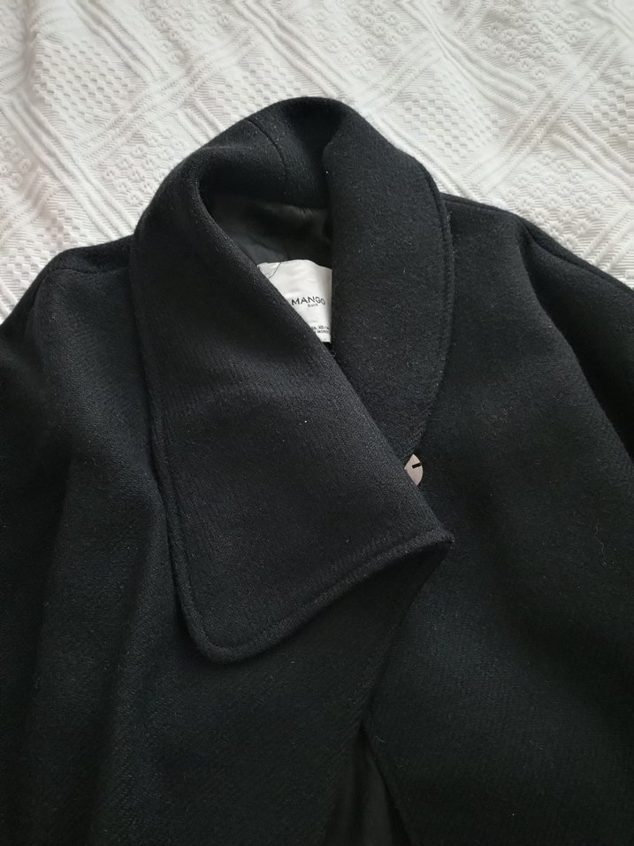 Siyah Kuşaklı Uzun Kaban - Görsel 3