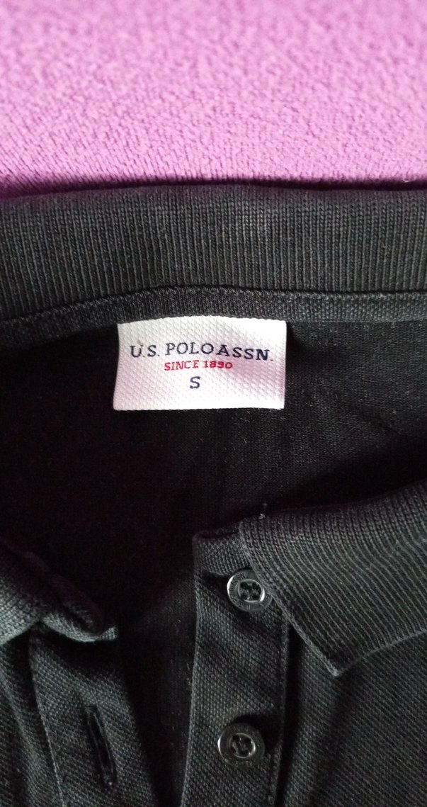 Kadın Siyah Uzun Kollu Polo Tişört - Görsel 3