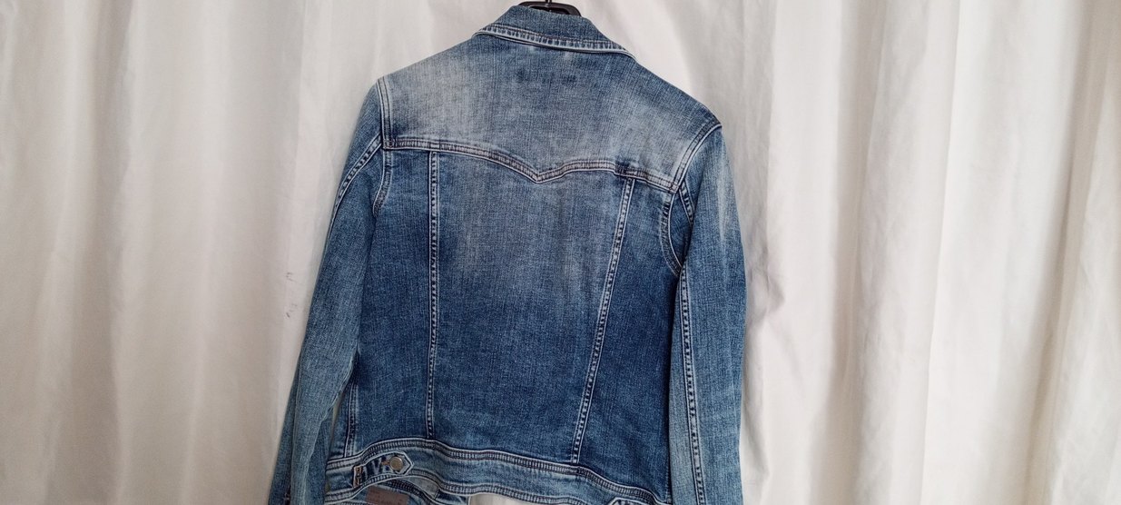 Düğmeli Mavi Kot Ceket LT BW - Görsel 2