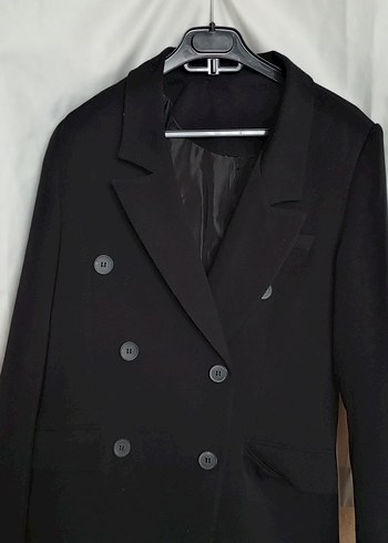 Fermuarlı Lacivert Kadın Ceket - Görsel 3