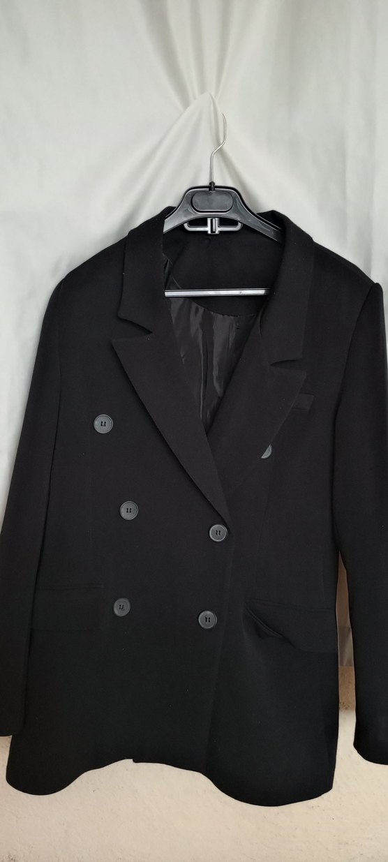 Fermuarlı Lacivert Kadın Ceket - Görsel 3