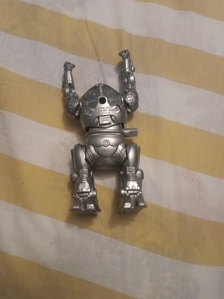 Gri Robot Aksiyon Figürü - Görsel 2