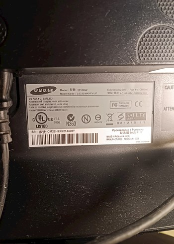 Siyah Samsung Monitör - Görsel 5