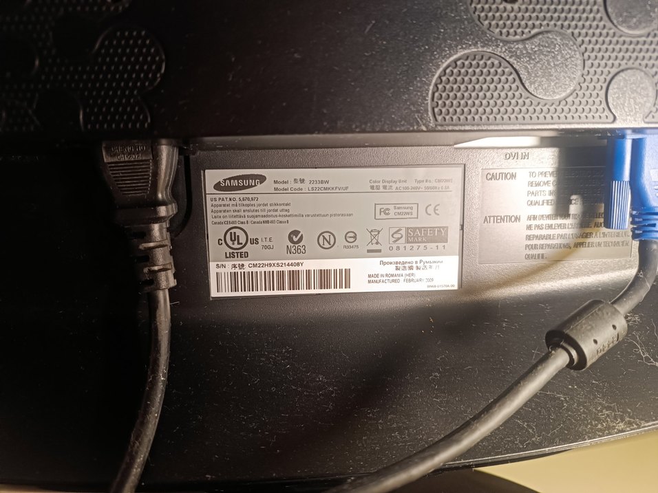 Siyah Samsung Monitör - Görsel 5