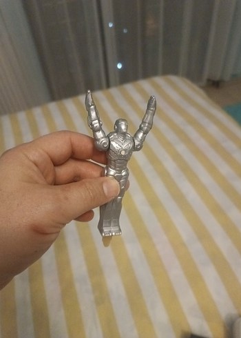 Gri Robot Figür Aksiyon Oyuncak - Görsel 3