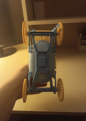 Sarı Pastel Renkli Oyuncak Fayton - Görsel 3