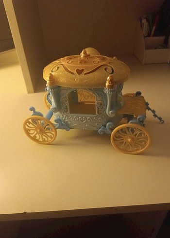 Sarı Pastel Renkli Oyuncak Fayton - Görsel 2