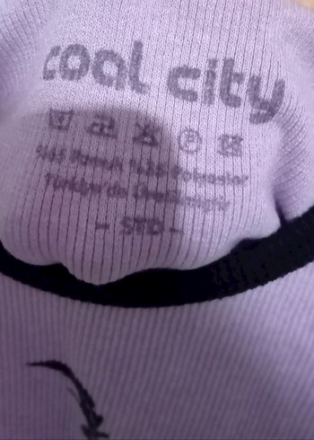 Kız Çocuk Mor Kısa Kollu Fırfırlı Tişört - Görsel 5