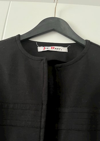 Kemerli Siyah Kadın Mini Bluz V Yaka - Görsel 2