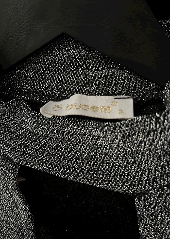 Gri V Yaka Fitilli Kadın Bluz - Görsel 2