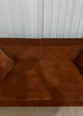 Kahverengi Modern Kanepe Kılıfı - Görsel 3