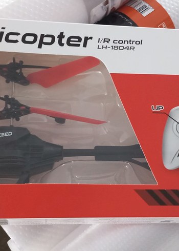 Renkli Kanatlı Siyah Helikopter Oyuncak.25 metre yüksekliğe uçar - Görsel 2