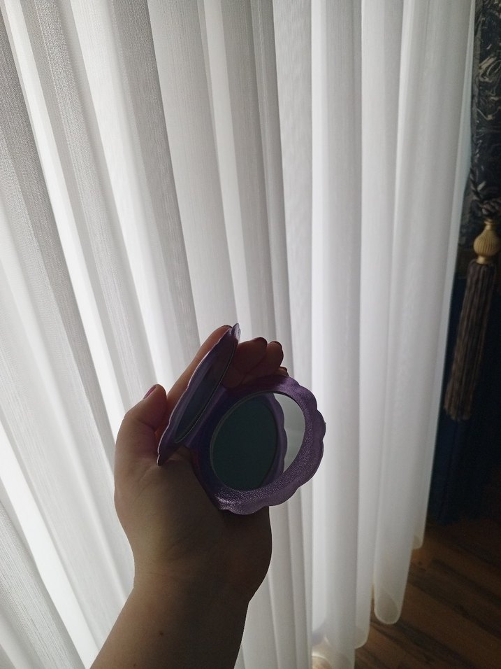 Pastel Mor Deniz Kabuklu Makyaj aynası - Görsel 2