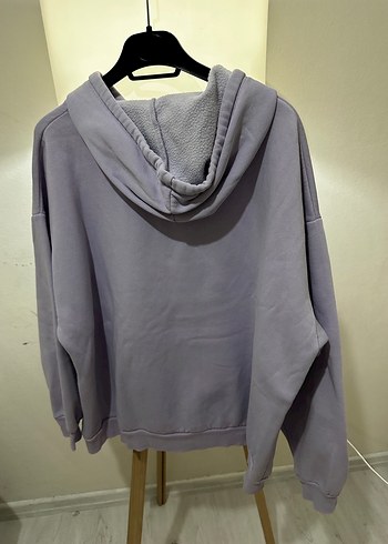 Mavi Baskılı Kapüşonlu Mor Sweatshirt - Görsel 3